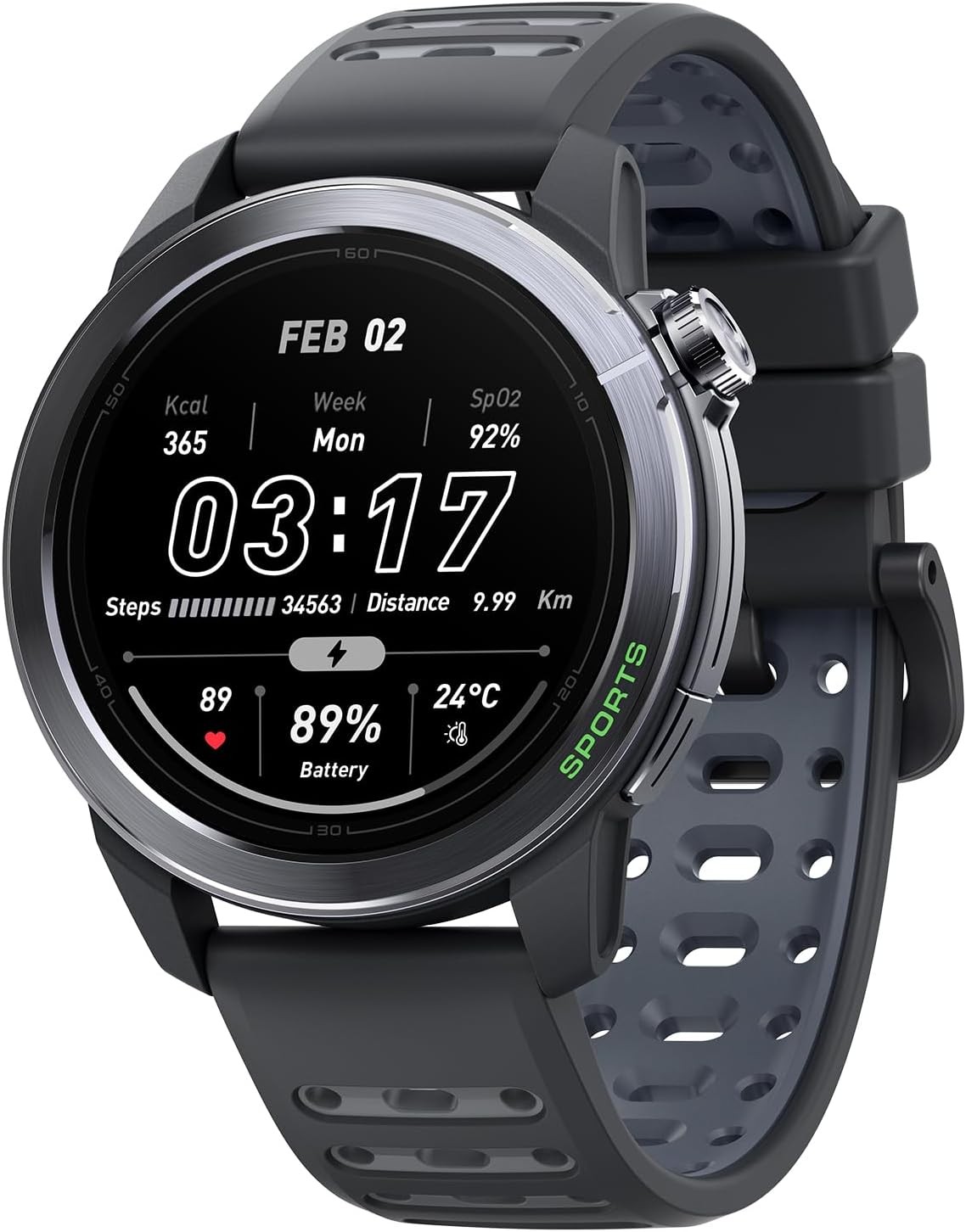 Mibro GS Active 2 montre running homme et femme idéale pour le trail avec GPS et grand écran