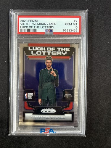 Victor Wembanyama 2023 Prizm “Luck Of The Lottery” PSA 10 Gem Mint RC