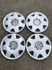 4x ORIGINAL 14" RADKAPPEN VW Polo 9n 9N3 Klammern Satz Kappen 6Q0601147M