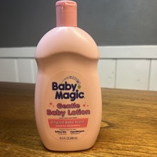 Baby Magic Gentle Baby Lotion Original Baby Scent, 16.5 oz Damaged Top