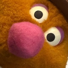 Vtg 1978 Fisher-Price Fozzie Bear 851 Plush Muppet Doll Jim Henson 14"