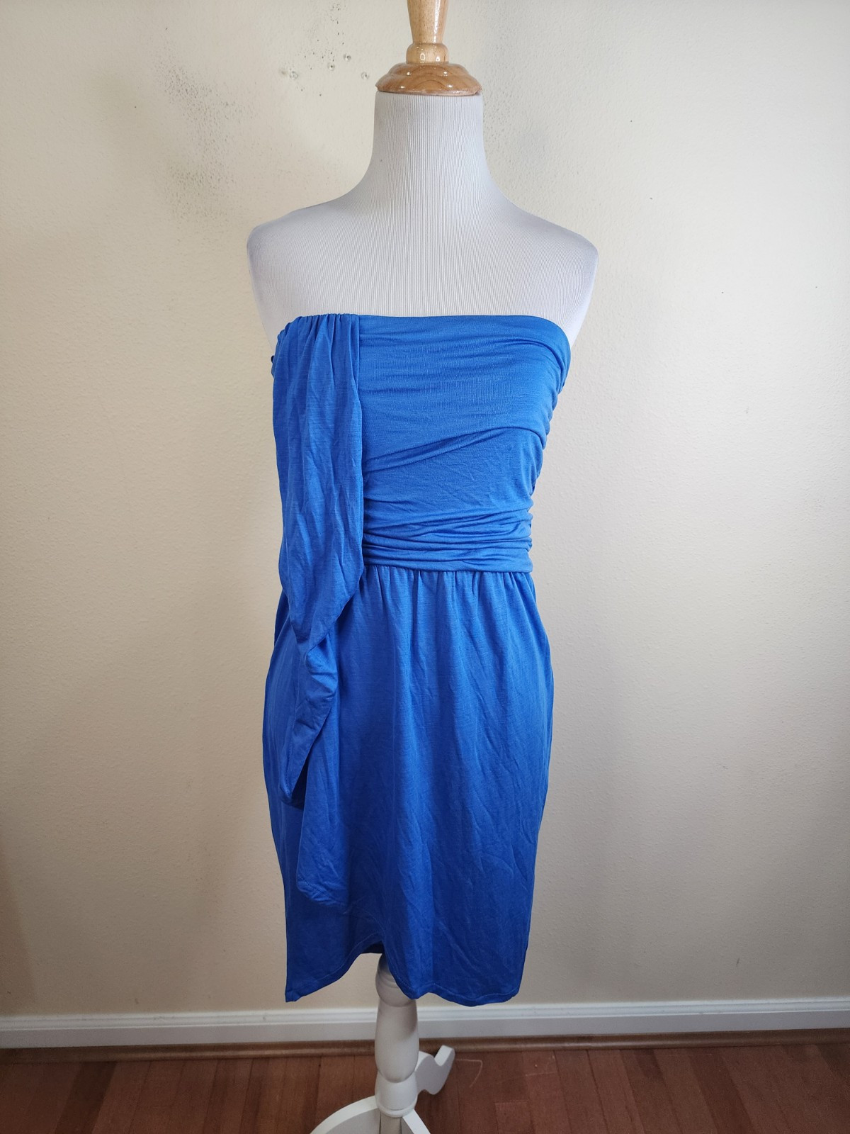 Zara Basic Women's Strapless Lyocell Mini Dress S… - image 2