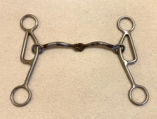 Classic Equine Les Vogt LV-10 Thin Jointed Mouth Sliding Gag Barrel Bit