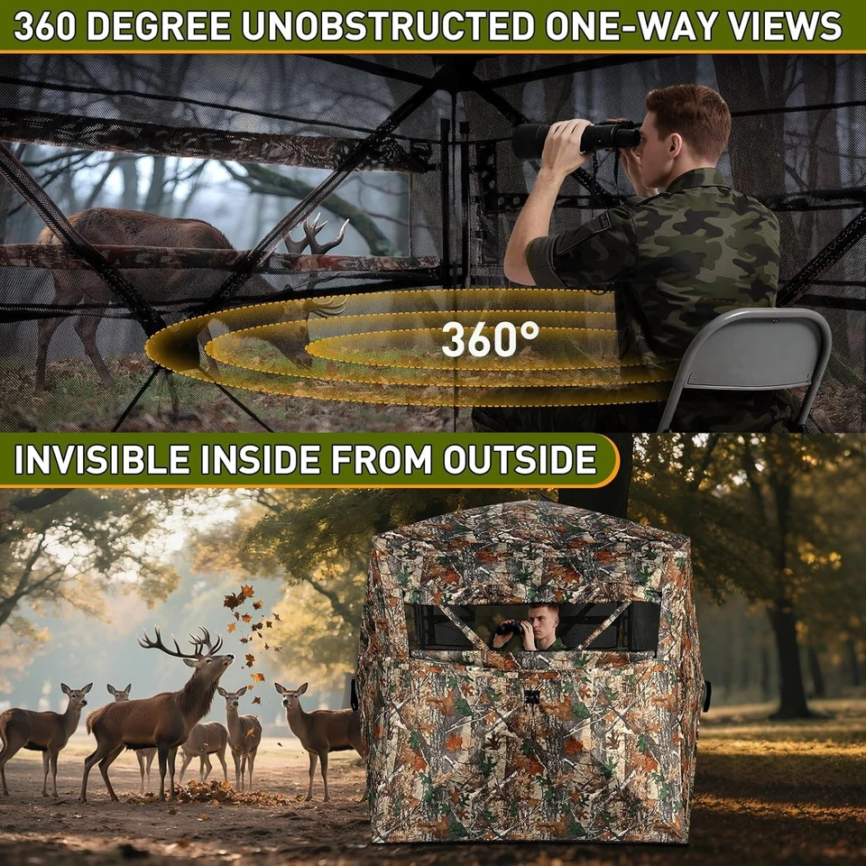 360 Degree See Through Hunting Blind - Image 4 of 4