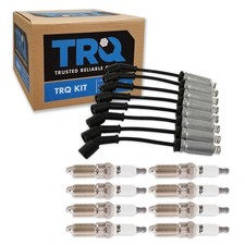 Trq Ignition Kit Spark Plugs Wire Set Compatible 15-21 Cadillac 14-21 Chevrolet