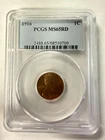 1916 WHEAT PENNY PCGS MS 65 RD US COIN 1C #08510709