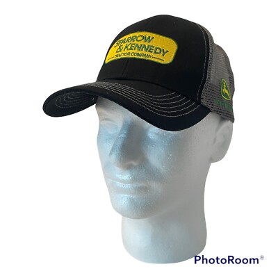 John Deere Sparrow & Kennedy Tractor Company Embroidered Trucker Hat Snap Back 