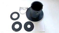 Lot of 2  (5") snoots w/4 Aperture discs  - Mini-Mole? or other lights
