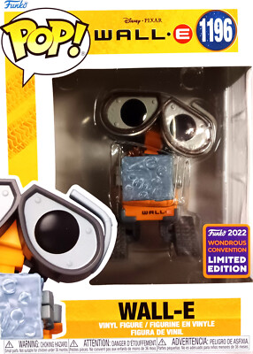 WALL-E Wall-E + Trash Compacted Cube - Vinyl Figur - Funko Pop!