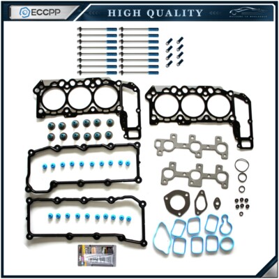 ECCPP Head Gasket Bolts Set For 02-05 Jeep Liberty Dodge Dakota 3.7L VIN K