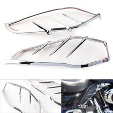 Chrome Mid-Frame Air Deflector Trim For Harley Electra Tri Glide FLHTC FLHTCUTG