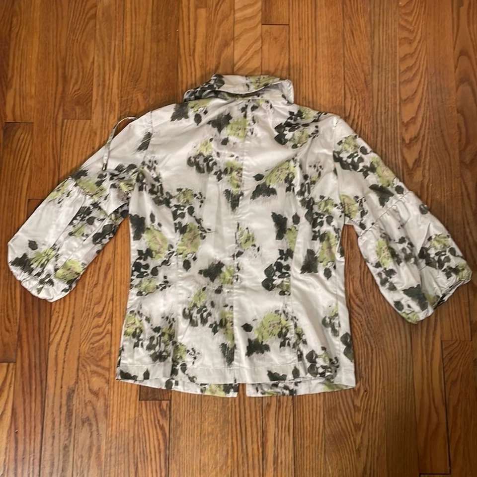 Tribal Balloon Sleeve Floral Print Jacket size 4 - Image 2 of 4