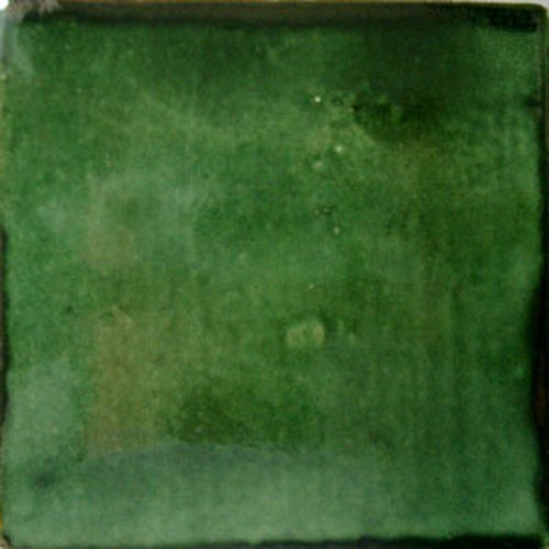 S#001) Mexican Tile sample Ceramic Handmade 4x4 inch, WASHED GREEN - 第 1/1 張圖片