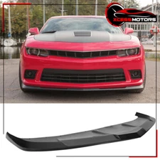 Fits 14-15 Chevrolet Camaro SS 1LE Style Front Bumper Lip Spoiler Unpainted PU