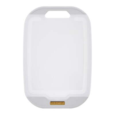 Poly Cutting Board with Non Slip Edges, 12 inch x 18 inch, White