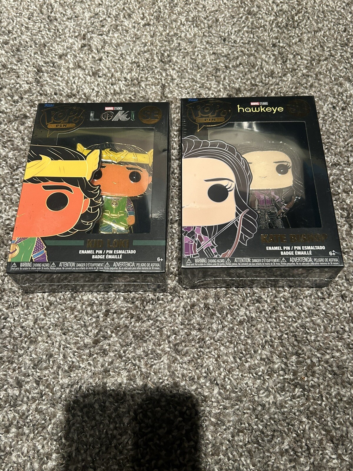 Funko Pop SE Kid Loki and Kate Bishop 2-Pin Bundle Sealed