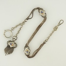 RAR Antique Silver Chain Pocket Watch for Men's fusee repeater tourbillon RAR