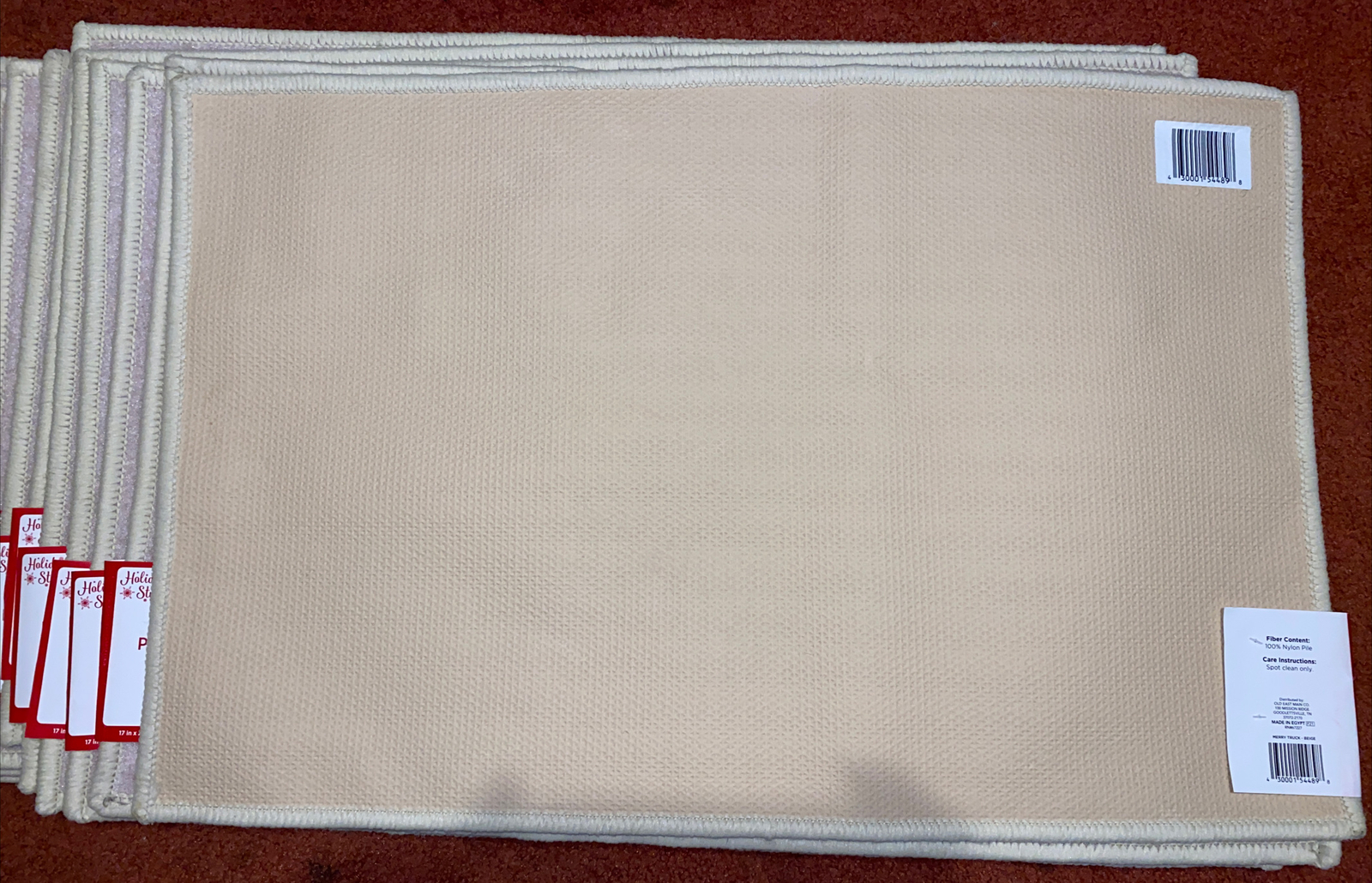 Holiday "Merry" Indoor Kitchen Bath Non Slip Mat rug 17x27 dog puppy truck xmas eBay