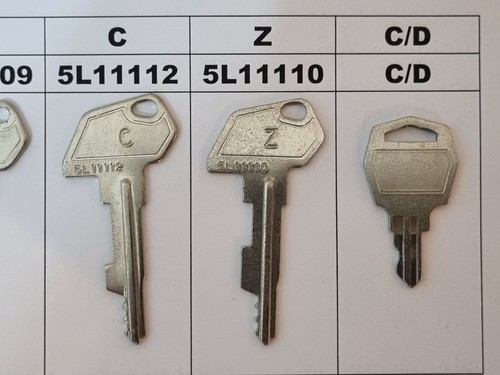 SAM4S Samsung Cash Register Keys set Reg, P, VD, C, Z & Cash Drawer - Picture 3 of 5