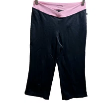 Otomix Pants Women Sweatpants Workout Straight Crop Stretch BlackPink Gym XLarge