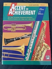 Accent on Achievement Lesson Book 3 for Eb Alto Saxophone-- BRAND NEW