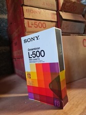 Sony L500 Betamax blank videotape X3 -  New sealed Vhs Bargain Cheapest