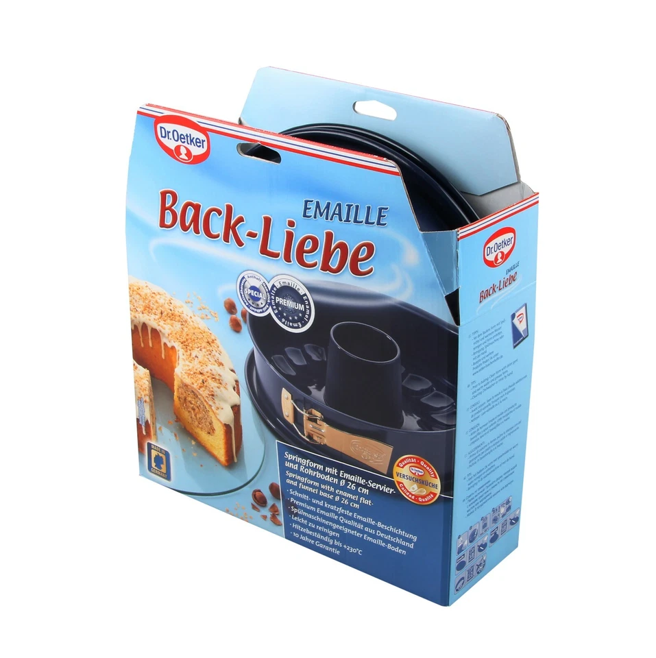 Dr. Oetker Springform mit 2 Böden Ø 26 cm BACK-LIEBE EMAILLE - Bild 2 von 2