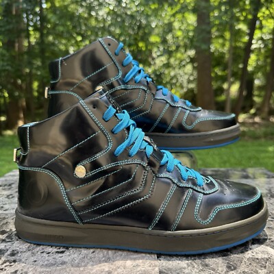 Hugo Boss high top Trainers , size 9 men EU 42 Black | eBay