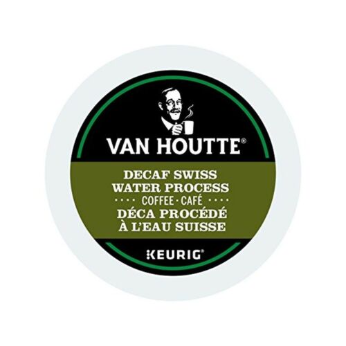 Van Houtte Swiss Water Decaf Fair Trade Organic Light Roast K-Cups, 24-Count - Afbeelding 1 van 7