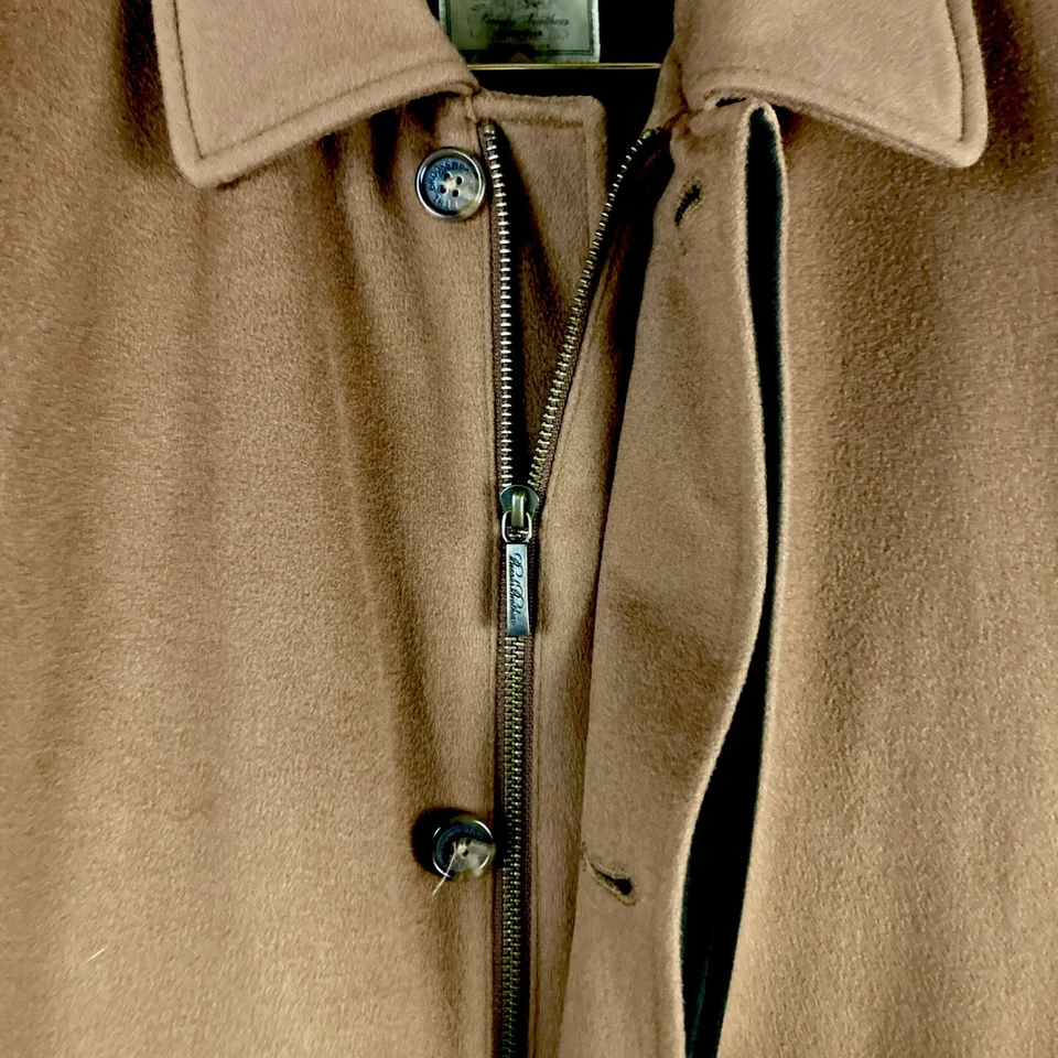 Шерстяное пальто Brooks Brothers x Loro Piana Storm System размер XL - Изображение 4 из 4