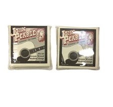 John Pearse Guitar Strings 2 Sets Acoustic Medium 300M Bronze Wound