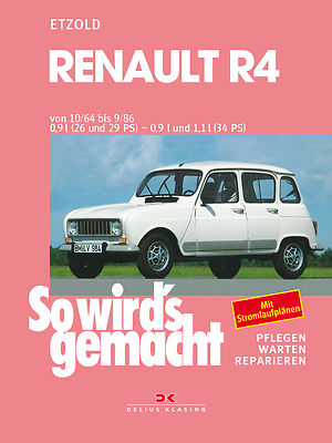REPARATURANLEITUNG Renault R4 Reparatur/BUCH Handbuch Jetzt helfe ich mir selbst