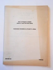 1984 How To Program in BASIC by Coan & Banks Commodore Translation by Lebeau