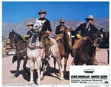 POSSE Original Lobby Card 7 Kirk Douglas Bruce Dern Bo Hopkins James Stacy