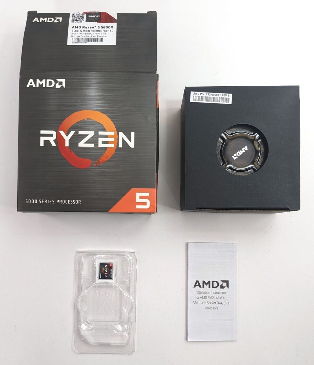 AMD RYZEN 5 5600x Fan and Heatsink Only (NO CPU) for 3.7 GHz AMD RYZEN 5 5600x Fan and Heatsink Only (NO CPU) for 3.7 GHz