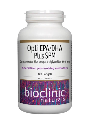 Bioclinic Naturals Opti EPA/DHA Plus SPM 120 Caps RRP $109.95