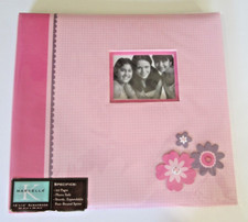 K  Company Scrapbook Album PINK 3D Photo front, 12x12 20 Pages Karrie 135482