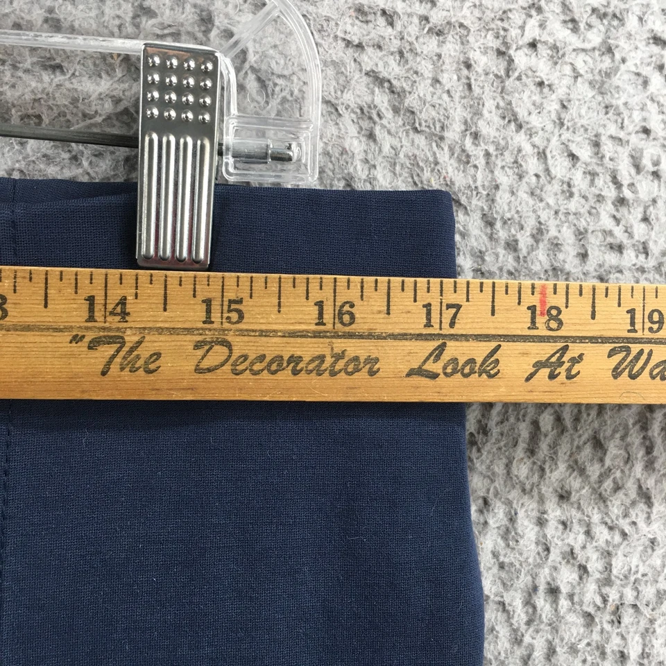 J Jill Leggings Pull On Mujer Medianos Sólidos Azul Tiro Medio Elastizados Cintura Elástica Foto 4 de 4