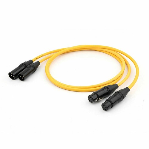 2 PIEZAS Cables XLR Cable de señal de hembra a macho Par Conectores de audio HIFI