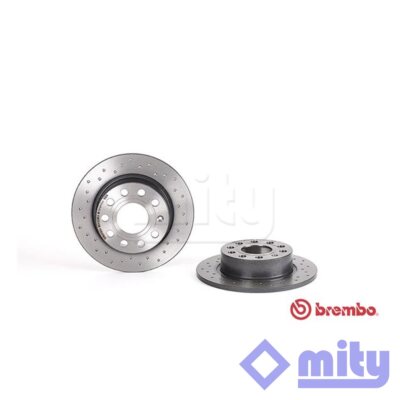 Fits VW Golf Caddy Scirocco Skoda Octavia Audi A3 Seat � 2x Discs Rear Mity #2