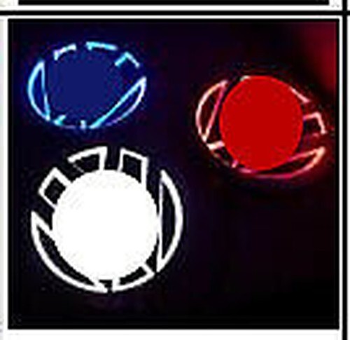 Frente/Trasero Decorativo LED Luz Blanca Auto Adhesivo 11CM Nombre Para Cc Bora - Picture 5 of 6