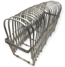 Vintage Expanding File Holder MAGAZINE RACK EVANS SPECIALTY Accordion 