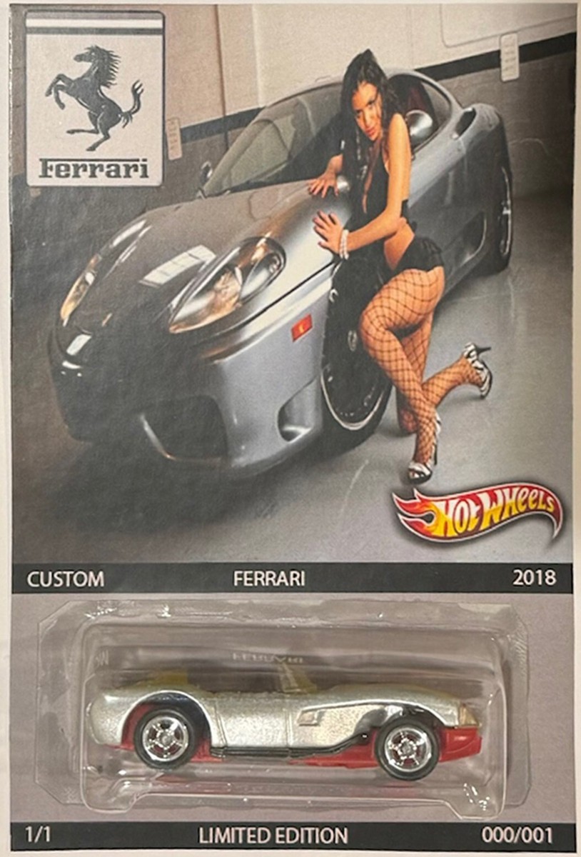 Silver/Gold Ferrari 250 CUSTOM Hot Wheels Ferrari Series w/RR * | eBay