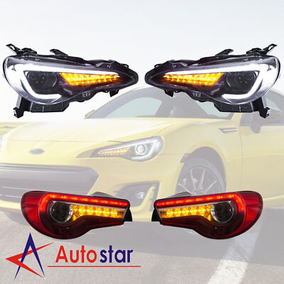 LED Headlights & Tail Lights For 2013-17 Toyota GT-86 & Subaru BRZ