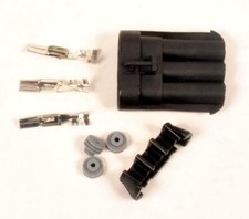 Flat Pin Replacement  Plug only (Dodge) Fuel Solenoid (solenoid side, male pins)