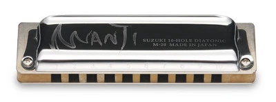 Suzuki Manji M-20 Harmonica -Solid Poly Comb - Open Back - Pick Your Key!