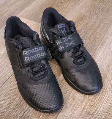 Reebok Legacy Lifter Shoes Men's 8 1/2 Black Marble Weightlifting