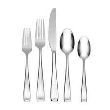 Silverware Set For 12, Moda 65-Piece Fine Flatware Set with Serving Utensils,...