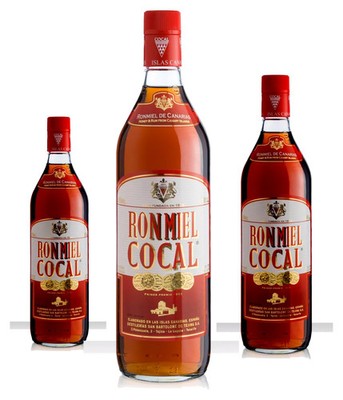 3 x Destilería de Tejina COCAL Ron con Miel Honiglikör Gran Canaria 1 Liter