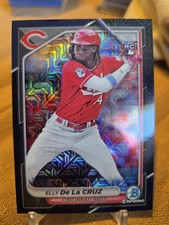 2024 Bowman Chrome Sp Navy Refractor /175 Elly De La Cruz Rookie Rc Non Auto